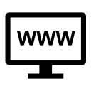 Computer web browser icon